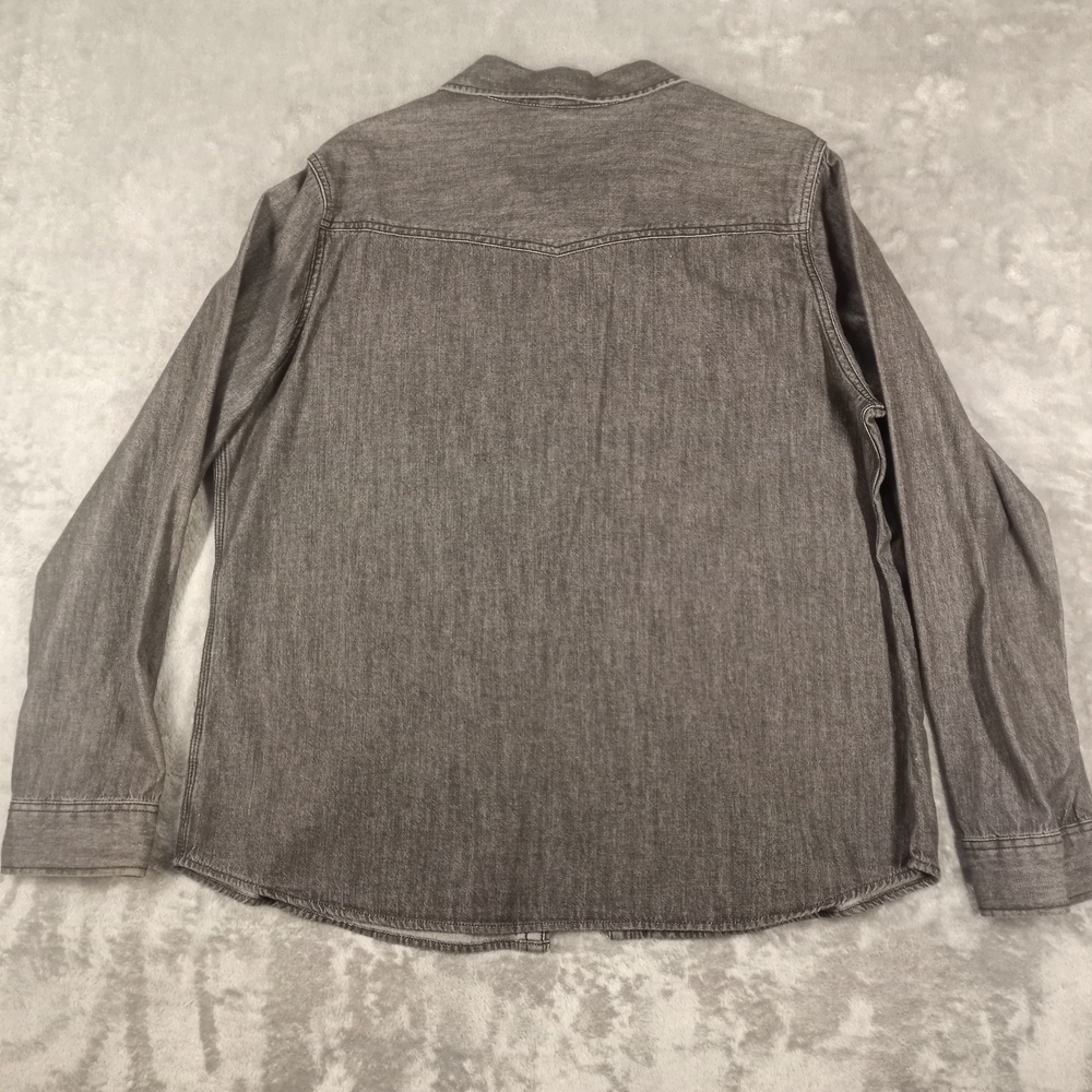 Universal Thread Womens Gray Denim Button-Up Shir… - image 7